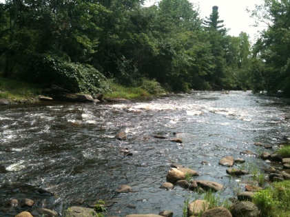 Welcome to Massacheseutts! Rivers like this will make tubing and kayaking a fun sport to do during Spring and Summer. ` 2012